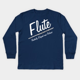 Elegant Flute Kids Long Sleeve T-Shirt